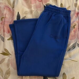 Comfrt Minimalist Straight Leg Sweatpants in Cobalt Blue L *never worn